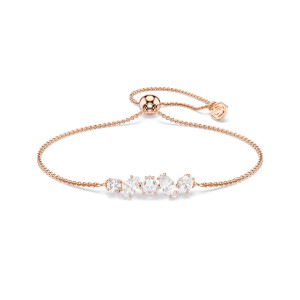 Swarovski Βραχιόλι Mesmera 5764801 Επιχρυσωμένο με ροζ χρυσό