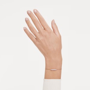 Swarovski Βραχιόλι Mesmera 5764801 Επιχρυσωμένο με ροζ χρυσό