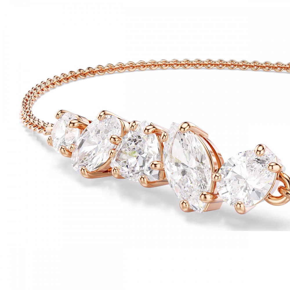Swarovski Βραχιόλι Mesmera 5764801 Επιχρυσωμένο με ροζ χρυσό