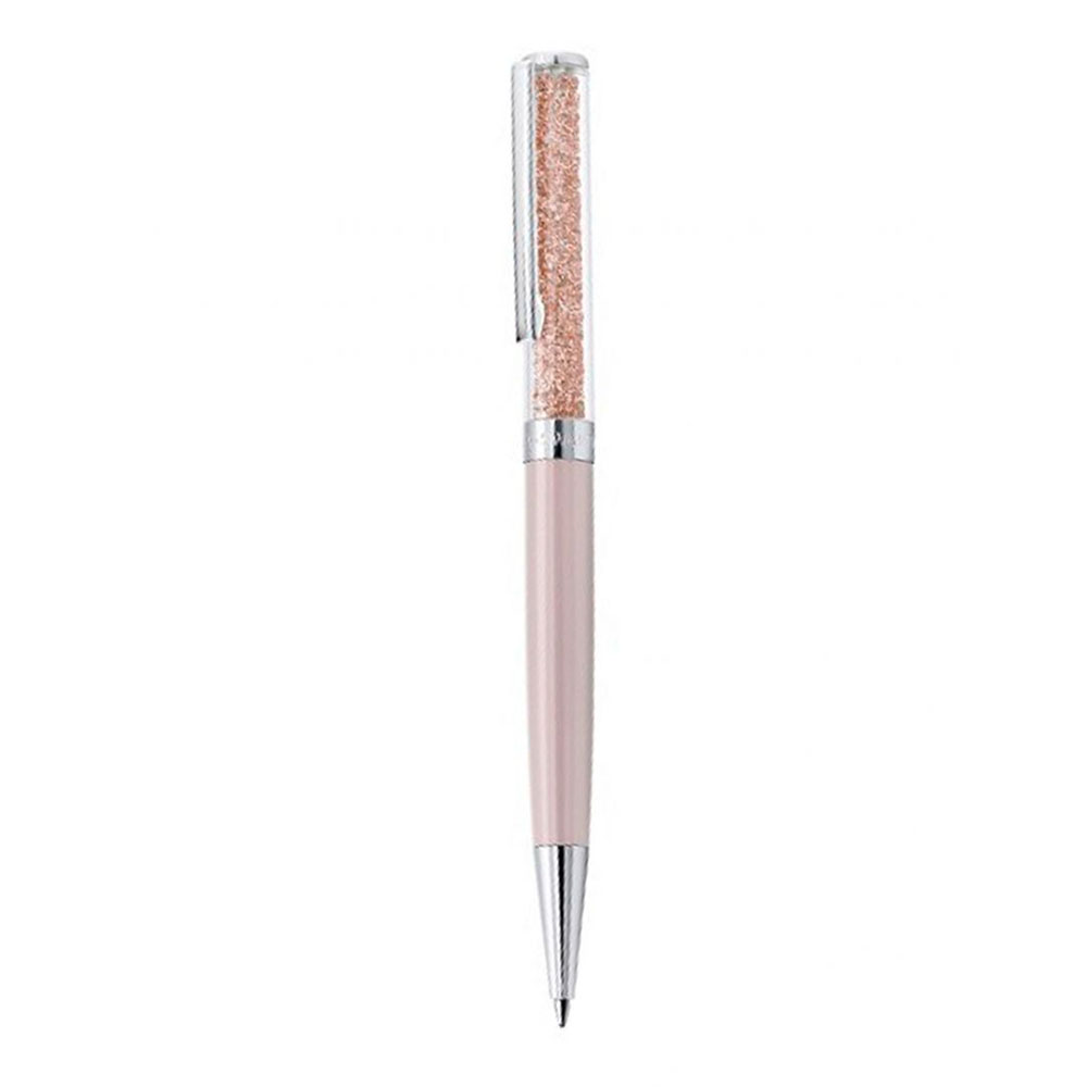 Swarovski Στυλό Crystalline 5224391 Λακαριστό Ροζ Επιχρωμιωμένο Μαύρο χρώμα μελάνι