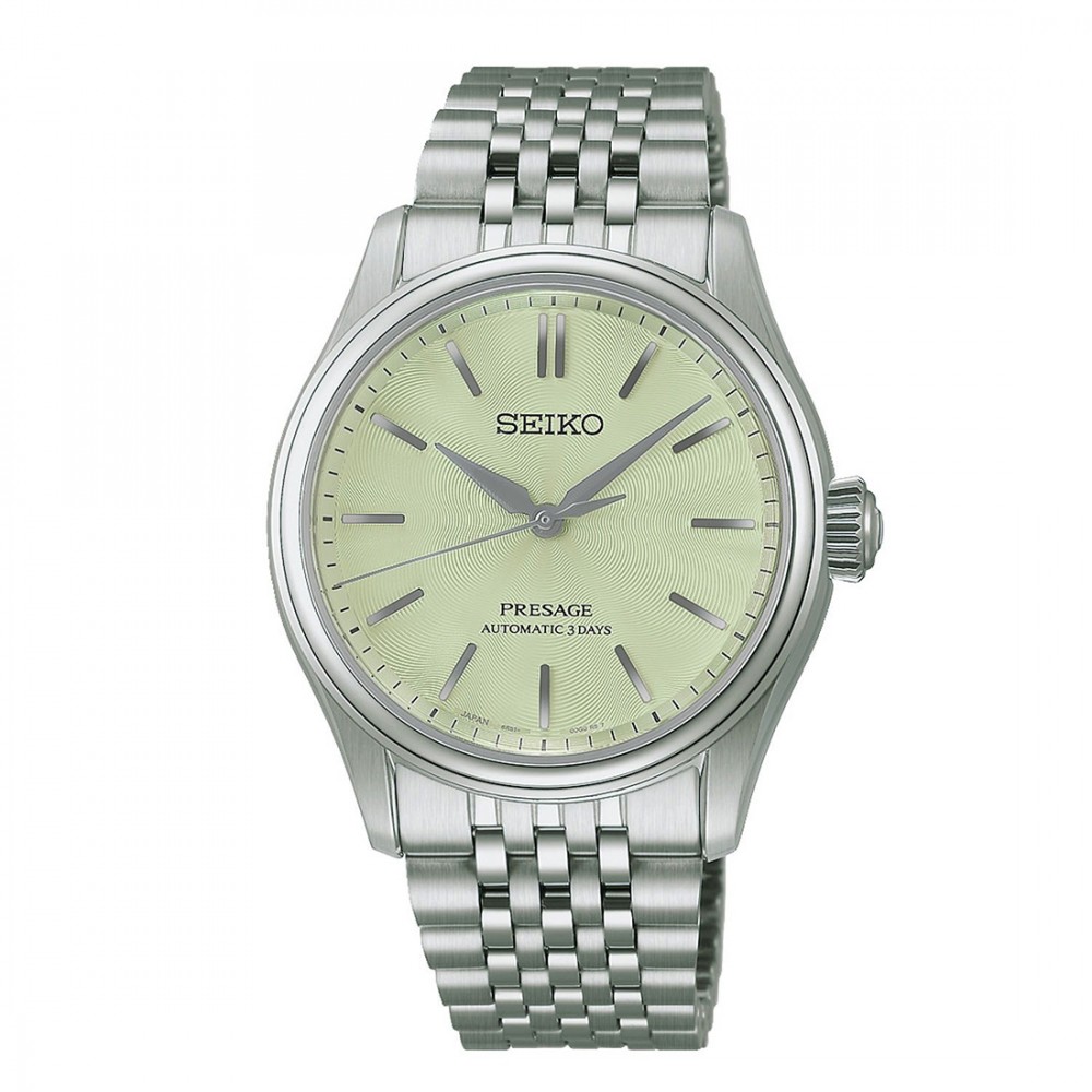 Seiko Presage HCC002J1 Αυτόματο Ανοξείδωτο ατσάλι Μπρασελέ Πράσινο χρώμα καντράν