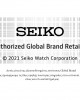 Seiko Presage SSK049J1 Αυτόματο Ανοξείδωτο ατσάλι Μαύρο δερμάτινο λουρί Ασημί χρώμα καντράν