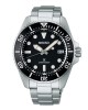 Seiko Prospex Solar Diver’s SNE597P1 Ανοξείδωτο ατσάλι Μπρασελέ Μαύρο χρώμα καντράν Περιστρεφόμενη στεφάνη Καταδυτικό