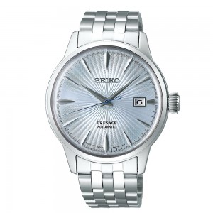 SEIKO Presage SRPE19J1 Αυτόματο Ανοξείδωτο ατσάλι Μπρασελέ Γαλάζιο χρώμα καντράν