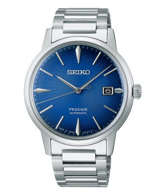 Seiko Presage SRPJ13J1 Αυτόματο Ανοξείδωτο ατσάλι Μπρασελέ Μπλε χρώμα καντράν