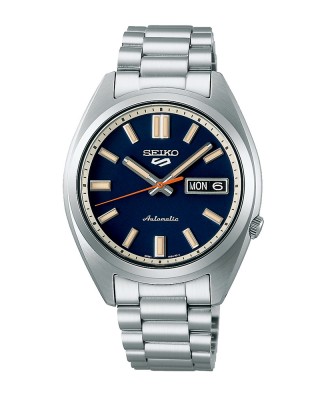 Seiko 5 Sports SRPK87K1J Αυτόματο Ανοξείδωτο ατσάλι Μπρασελέ Μπλε χρώμα καντράν