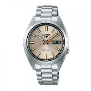 Seiko 5 Sports SRPK91K1J Αυτόματο Ανοξείδωτο ατσάλι Μπρασελέ Ιβουάρ χρώμα καντράν