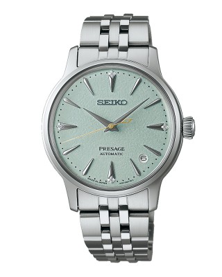 Seiko Presage SRPL63J1 Αυτόματο Ανοξείδωτο ατσάλι Μπρασελέ Πράσινο χρώμα καντράν Κρύσταλα
