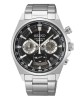 Seiko Conceptual SSB397P1 Quartz chronograph Stainless steel Bracelet Black color dial