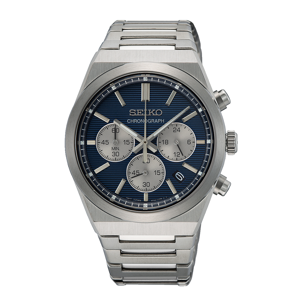 Seiko Conceptual Series SSB453P1 Quartz Ανοξείδωτο ατσάλι Μπρασελέ Μπλε χρώμα καντράν