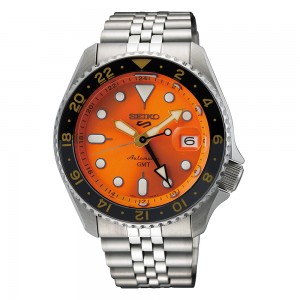 Seiko 5 Sports SSK005K1 Automatic Stainless steel Bracelet Orange color dial