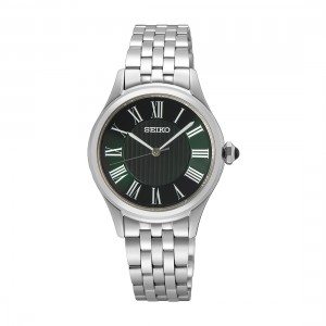 Seiko Caprice SUR611P1 Quartz Ανοξείδωτο ατσάλι Μπρασελέ Πράσινο χρώμα καντράν