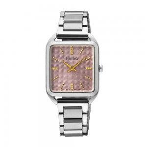 Seiko Conceptual Series SWR077P1 Quartz Ανοξείδωτο ατσάλι Μπρασελέ Ροζ χρώμα καντράν