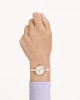 Swarovski Sublima 5734635 Quartz Επιχρυσωμένο Ανοξείδωτο ατσάλι Μπρασελέ Ασημί χρώμα καντράν Κρύσταλλα