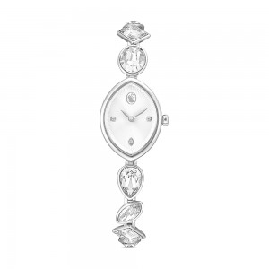 Swarovski Gema 5737955 Quartz Ανοξείδωτο ατσάλι Μπρασελέ Ασημί χρώμα καντράν Κρύσταλλα