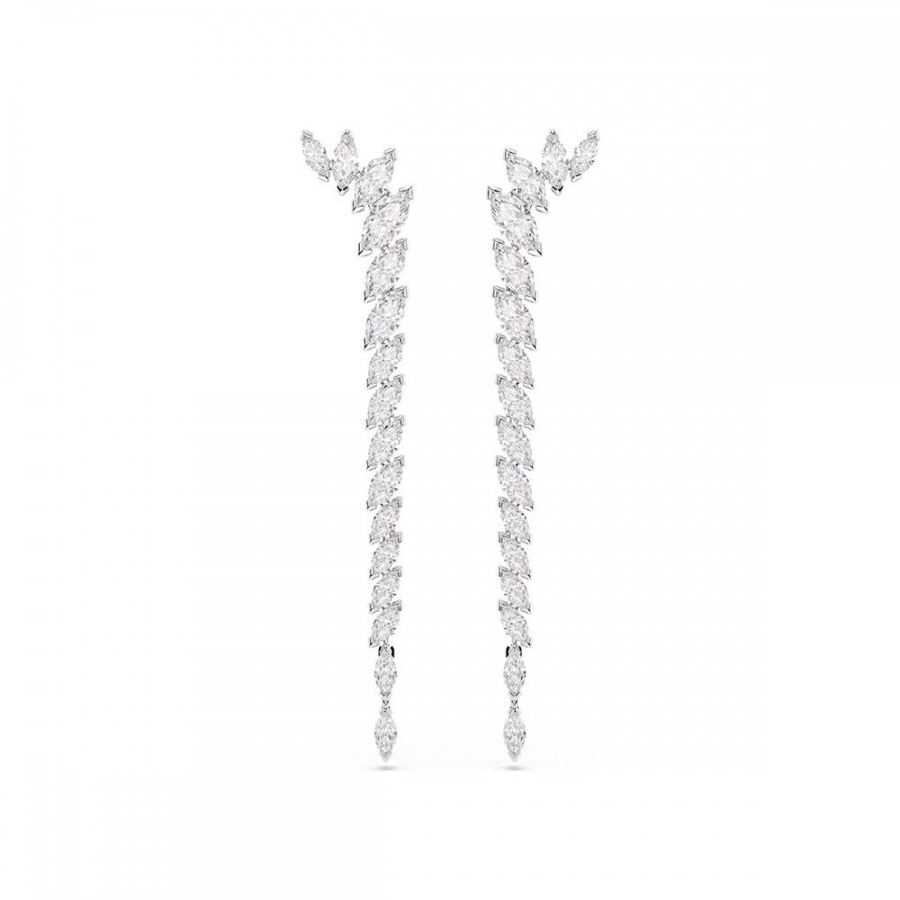 Swarovski Σκουλαρίκια Mesmera 5748006 Επιμετάλλωση ροδίου