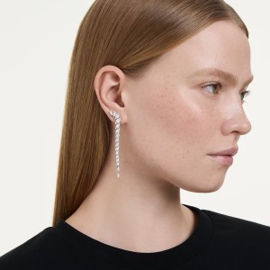 Swarovski Σκουλαρίκια Mesmera 5748006 Επιμετάλλωση ροδίου