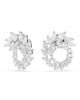 Swarovski Σκουλαρίκια Κρίκοι Mesmera 5748008 Επιροδιωμένα