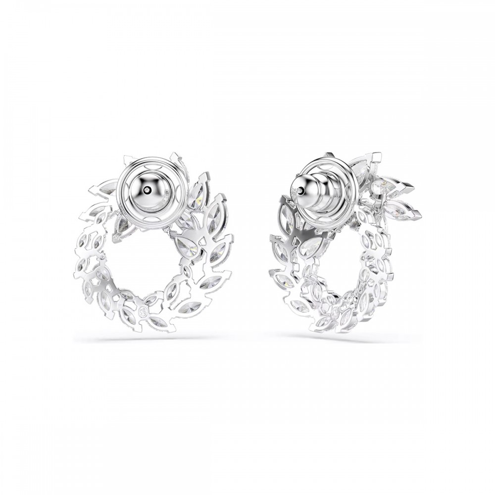 Swarovski Σκουλαρίκια Κρίκοι Mesmera 5748008 Επιροδιωμένα