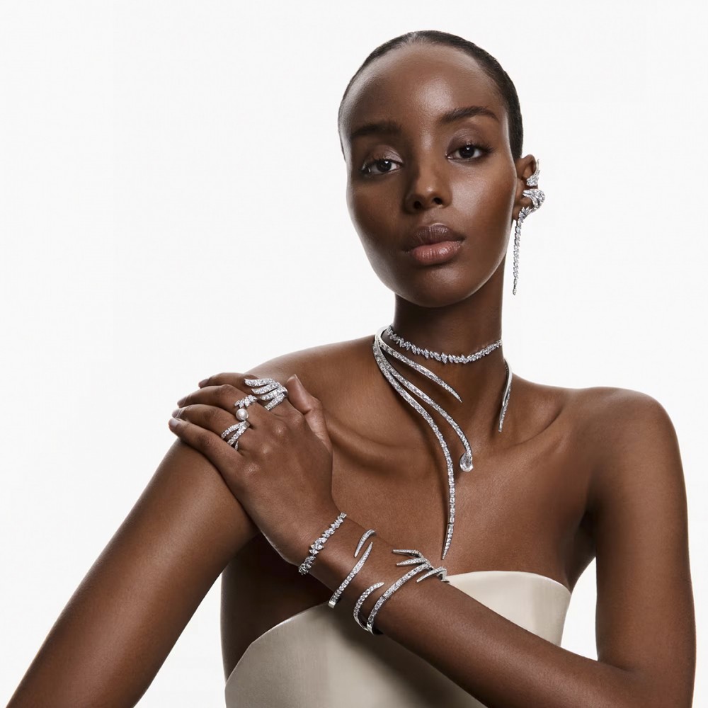 Swarovski Βραχιόλι Mesmera 5748650 Επιροδιωμένο