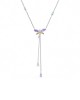 Swarovski Κολιέ σχήμα Υ Ariana Grande 5749183 Επιμετάλλωση ροδίου