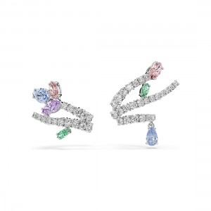 Swarovski Σκουλαρίκια Cuff Ariana Grande 5749184 Επιμετάλλωση ροδίου