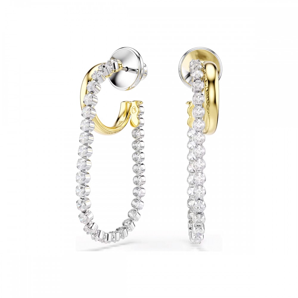 Swarovski Σκουλαρίκια Hyperbola 5749366 Επιμετάλλωση ροδίου