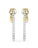 Swarovski Σκουλαρίκια Hyperbola 5749366 Επιμετάλλωση ροδίου