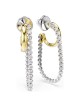 Swarovski Σκουλαρίκια Hyperbola 5749366 Επιμετάλλωση ροδίου