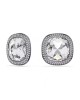 Swarovski Σκουλαρίκια Κλιπ Una Angelic 5751325 Επιροδιωμένα
