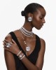 Swarovski Κολιέ Una Angelic 5751326 Επιροδιωμένο