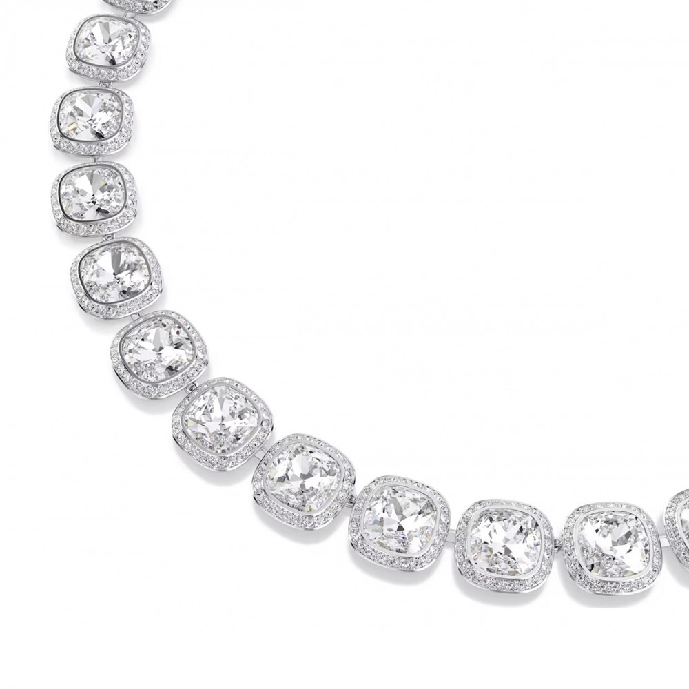 Swarovski Κολιέ Una Angelic 5751326 Επιροδιωμένο