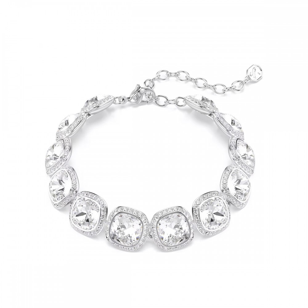Swarovski Βραχιόλι Una Angelic 5751558 Επιροδιωμένο