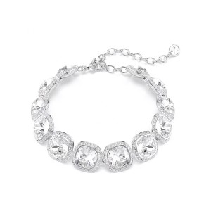 Swarovski Βραχιόλι Una Angelic 5751558 Επιροδιωμένο