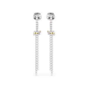 Swarovski Σκουλαρίκια σταγόνα Hyperbola 5752866 Επιμετάλλωση ροδίου