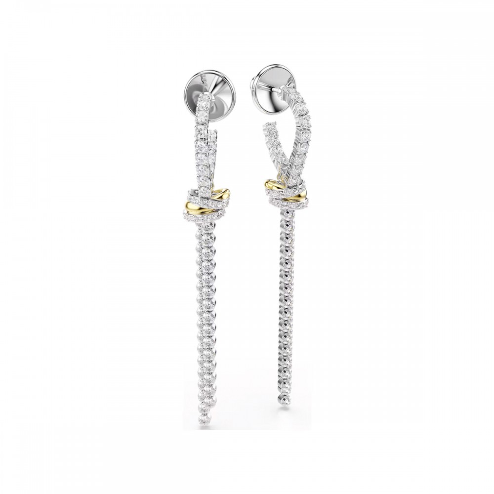 Swarovski Σκουλαρίκια σταγόνα Hyperbola 5752866 Επιμετάλλωση ροδίου