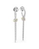 Swarovski Σκουλαρίκια σταγόνα Hyperbola 5752866 Επιμετάλλωση ροδίου