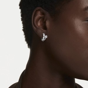 Swarovski Σκουλαρίκια Κρίκοι Matrix 5753572 Επιροδιωμένα