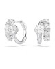 Swarovski Σκουλαρίκια Κρίκοι Matrix 5753572 Επιροδιωμένα