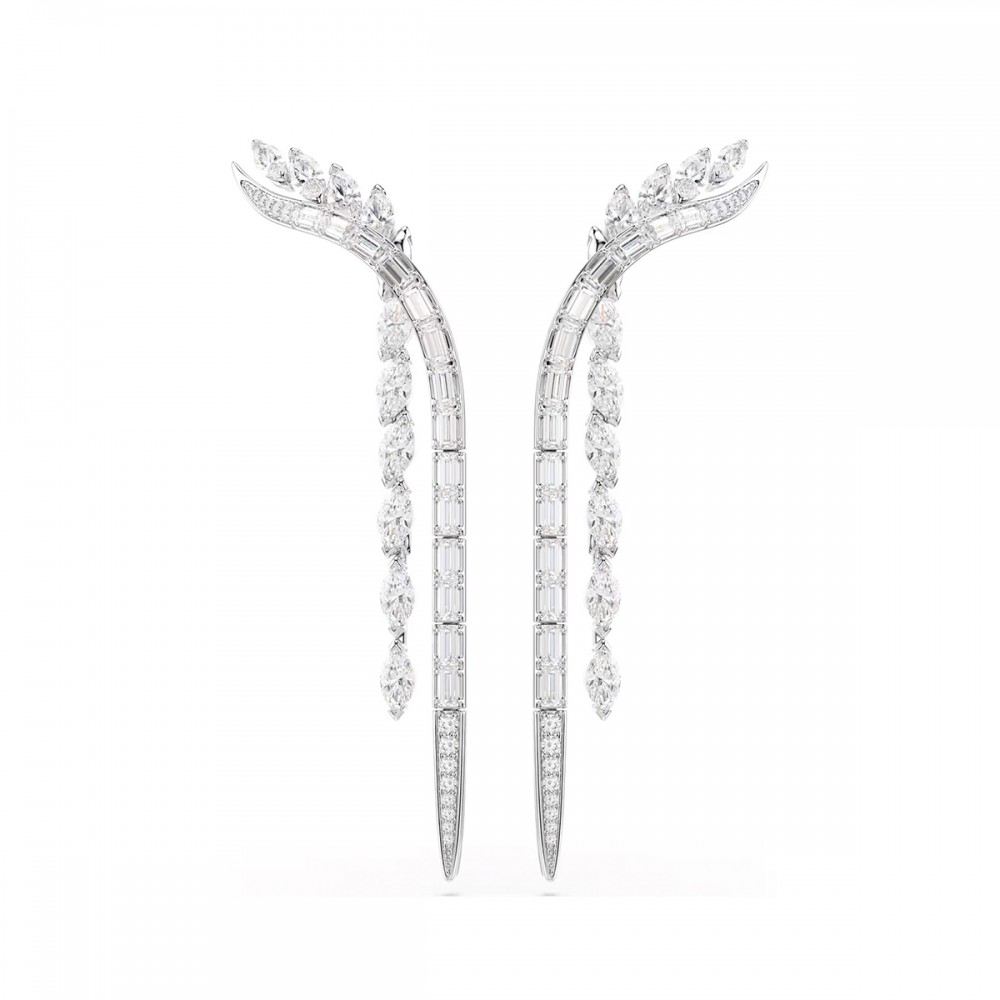 Swarovski Σκουλαρίκια Mesmera 5753675 Επιροδιωμένο