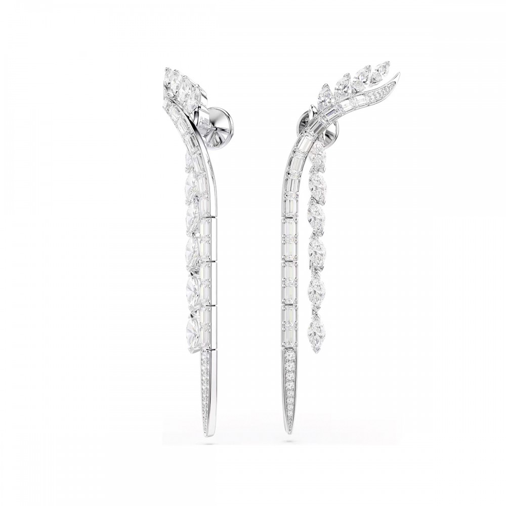 Swarovski Σκουλαρίκια Mesmera 5753675 Επιροδιωμένο