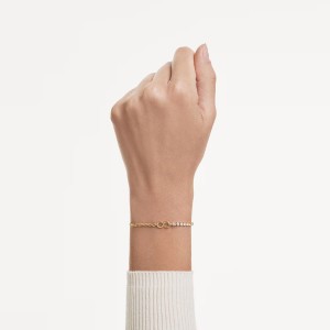Swarovski Βραχιόλι Matrix 5753925 Επιχρυσωμένο με κίτρινο χρυσό
