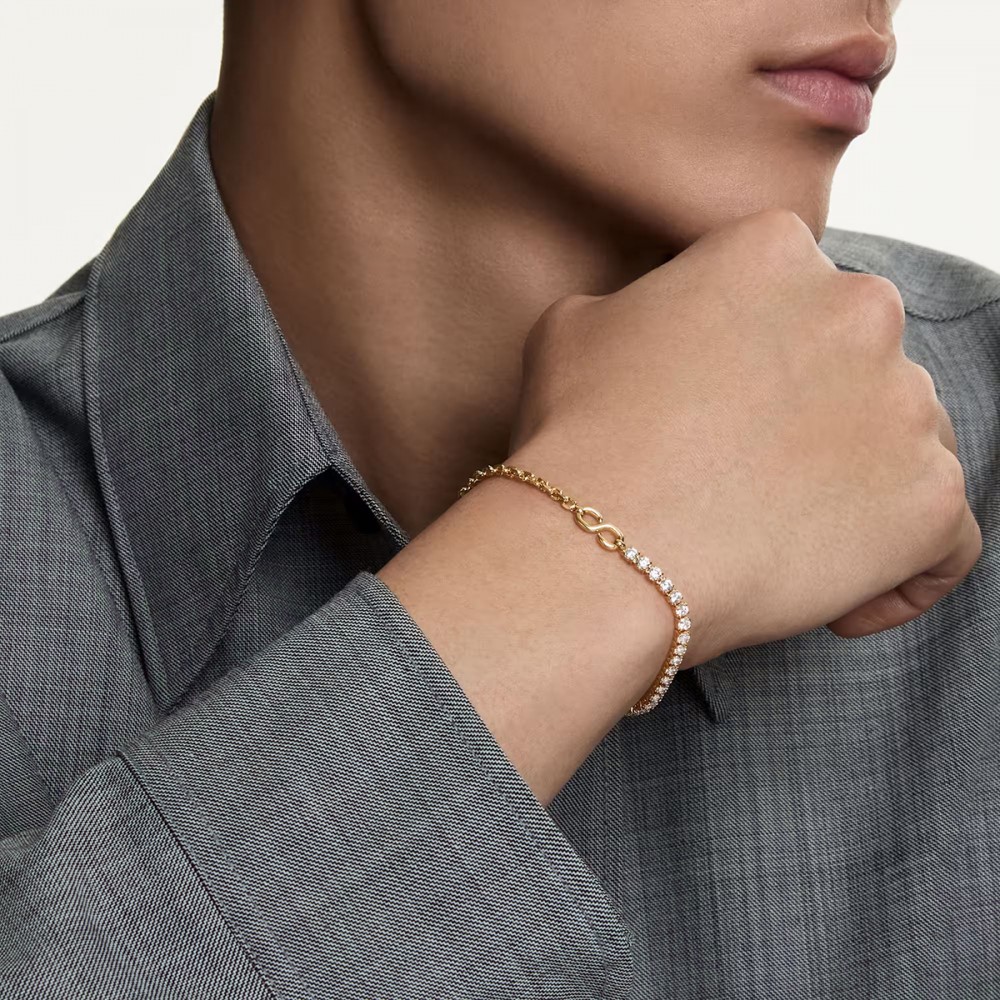 Swarovski Βραχιόλι Matrix 5753925 Επιχρυσωμένο με κίτρινο χρυσό