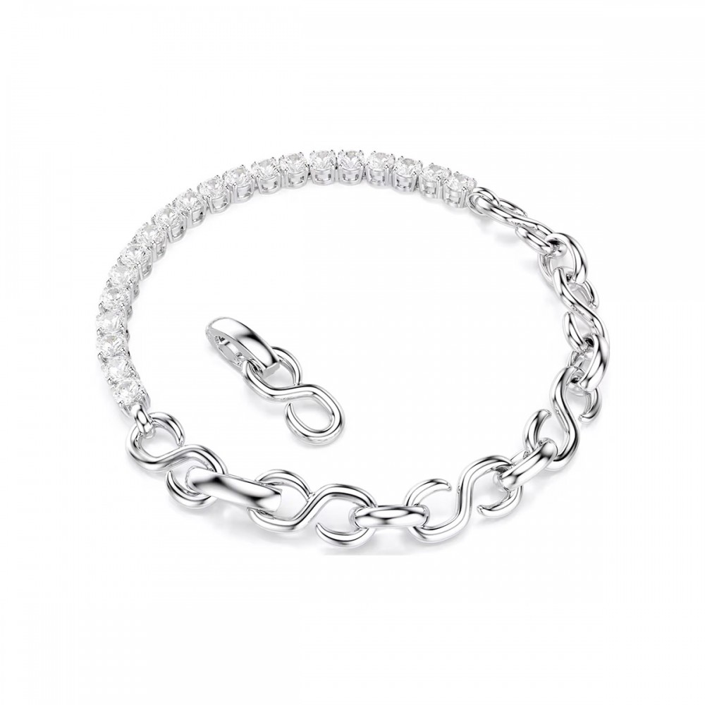 Swarovski Βραχιόλι Matrix 5753926 Επιροδιωμένο