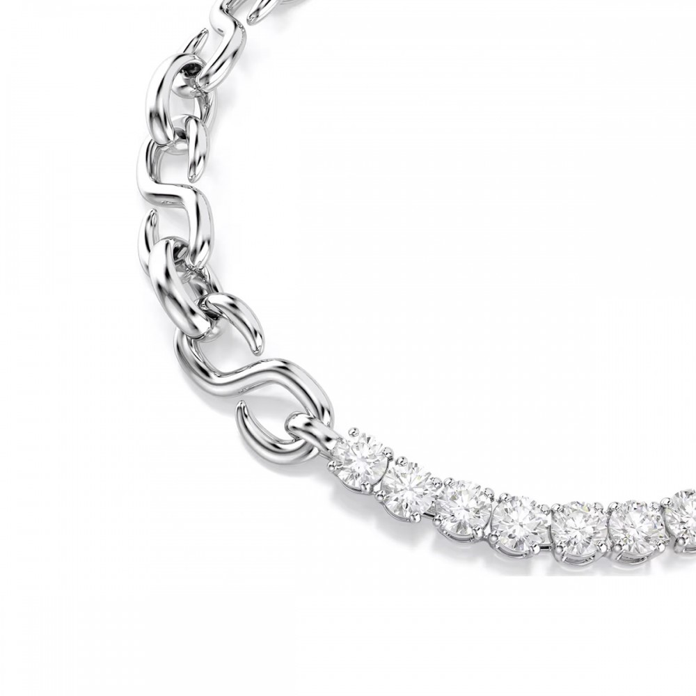 Swarovski Βραχιόλι Matrix 5753926 Επιροδιωμένο