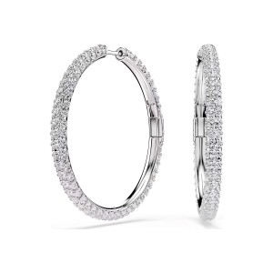 Swarovski Σκουλαρίκια Κρίκοι Dextera 5754156 Επιροδιωμένα