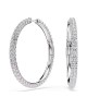 Swarovski Σκουλαρίκια Κρίκοι Dextera 5754156 Επιροδιωμένα