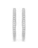 Swarovski Σκουλαρίκια Κρίκοι Dextera 5754156 Επιροδιωμένα