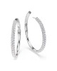 Swarovski Σκουλαρίκια Κρίκοι Dextera 5754156 Επιροδιωμένα