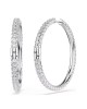 Swarovski Σκουλαρίκια Κρίκοι Dextera 5754156 Επιροδιωμένα